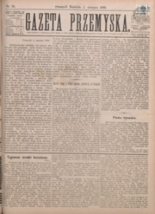 Gazeta Przemyska. 1888, R. 2, nr 32-35 (sierpień)