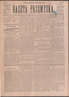 Gazeta Przemyska. 1890, R. 4, nr 79-87 (październik)