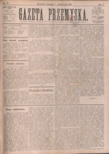 Gazeta Przemyska. 1891, R. 5, nr 79-87 (październik)