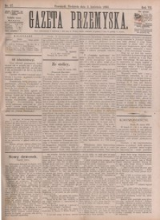 Gazeta Przemyska. 1893, R. 7, nr 27-35 (kwiecień)