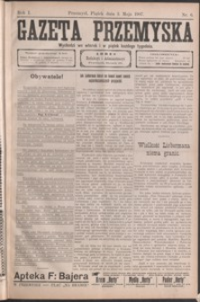Gazeta Przemyska. 1907, R. 1, nr 6-10 (maj)