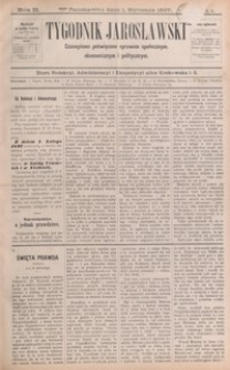 Tygodnik Jarosławski : czasopismo poświęcone sprawom społecznym, ekonomicznym i politycznym. 1897, R. 2, nr 1-15
