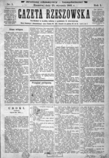 Gazeta Rzeszowska. 1891, R. 1, nr 1-49