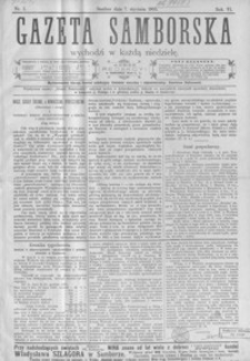 Gazeta Samborska. 1906, R. 6, nr 1-52
