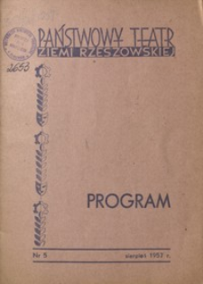 Program. 1957, nr 5 (sierpień)