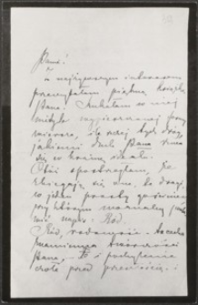 [List i kartka pocztowa Marii Konopnickiej do Józefa Wiśniowskiego, 22.09.1901]