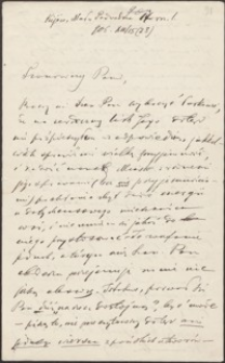 [List A[urelego] Drogoszewskiego do Józefa Wiśniowskiego, 15.12.1906]