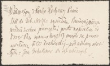 [List Lucjana Rydla do Józefa Wiśniowskiego, 09.05.1906]