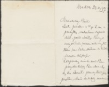 [List Stanisława Tarnowskiego do Józefa Wiśniowskiego, 23.05.1907]