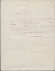 [List Antoniego Mazanowskiego do Józefa Wiśniowskiego, 14.04.1914]