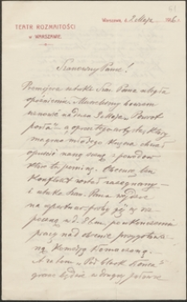 [List Józefa Kotarbińskiego do Józefa Wiśniowskiego, 02.05.1916]