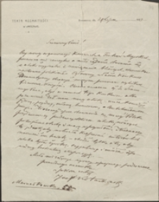 [List Józefa Kotarbińskiego do Józefa Wiśniowskiego, 24.07.1923]