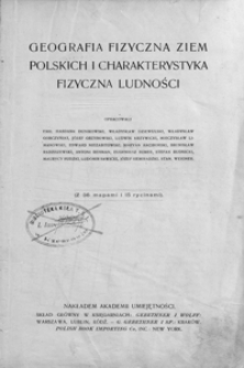 Geografia fizyczna ziem polskich i charakterystyka fizyczna ludności
