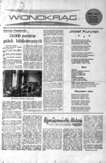 Widnokrąg : tygodnik kulturalny. 1961, nr 3 (15 października)