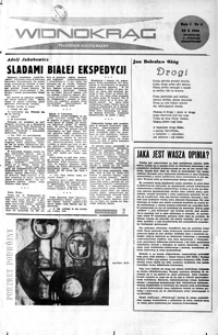 Widnokrąg : tygodnik kulturalny. 1961, R. 1, nr 4 (22 października)