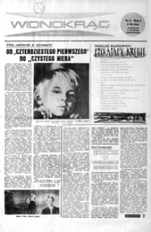 Widnokrąg : tygodnik kulturalny. 1961, R. 1, nr 6 (5 listopada)