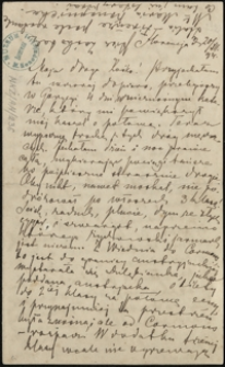 [List Marii Konopnickiej do córki Zofii, 20.12.1894]