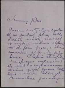 [List Marii Konopnickiej do Józefa Wiśniowskiego, 20.03.1905]