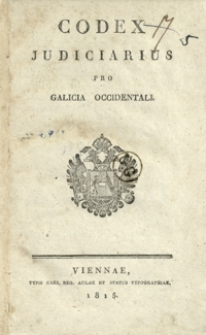 Codex judiciarus pro Galicia occidentali