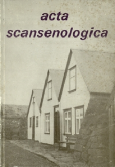 Acta Scansenologica. 1990, T. 6