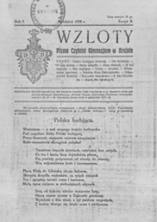 Wzloty : pismo Czytelni Gimnazjum w Krośnie. 1928, R. 1, Z. 2 (grudzień)