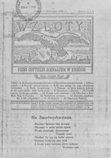 Wzloty : pismo Czytelni Gimnazjum w Krośnie. 1929, R. 2, Z. 3-4 (marzec-kwiecień)