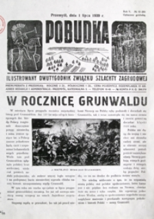 Pobudka : ilustrowany dwutygodnik Związku Szlachty Zagrodowej. 1939, R. 5, nr 13-14 (lipiec)