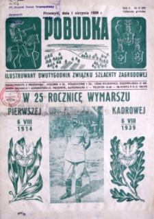 Pobudka : ilustrowany dwutygodnik Związku Szlachty Zagrodowej. 1939, R. 5, nr 15 (sierpień)