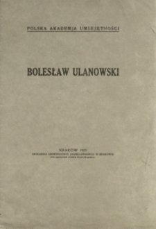 Bolesław Ulanowski