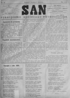 San : czasopismo społeczno-ekonomiczne. 1879, nr 14-17 (kwiecień)