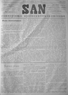 San : czasopismo społeczno-ekonomiczne. 1879, nr 36-39 (wrzesień)