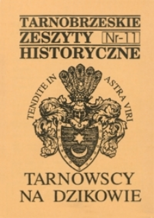 Tarnobrzeskie Zeszyty Historyczne. 1995, nr 11 (grudzień)