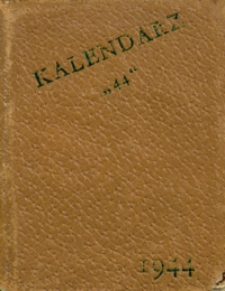 Kalendarz "44" na 1944 rok przestępny