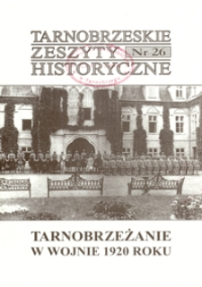 Tarnobrzeskie Zeszyty Historyczne. 2005, nr 26 (sierpień)