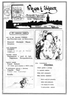 Waga i Miecz : miesięcznik Samorządu i Towarzystwa Miłośników Ziemi Strzyżowskiej. 1991, [R. 1], nr 9 (listopad)