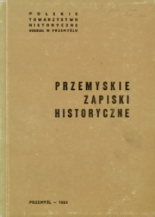 Przemyskie Zapiski Historyczne. 1980, [R. 2]