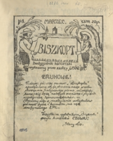 Biszkopt : dwutygodnik harcerski wydawany przez zastęp „Lisów” II Pl. [1925], nr 1 (marzec)